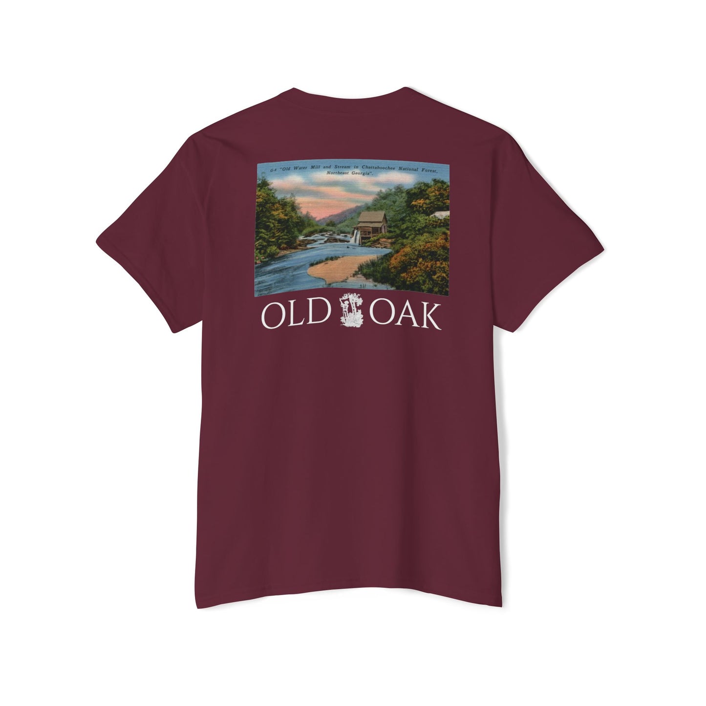 Old Water Mill and Stream in Chattahoochee National Forest, Gainesville, GA - T Shirt